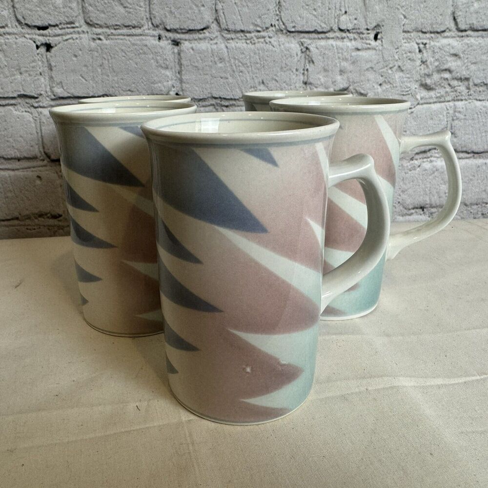 Mikasa Intaglio Fantazz Cups Set of 5 CAC64 Cappuccino Mug‎ John Bergen